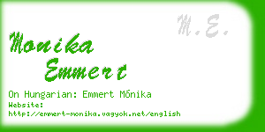 monika emmert business card